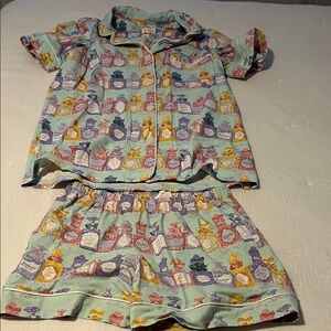 Bed Head Mint Green Perfume Bottle Print Pajama Set